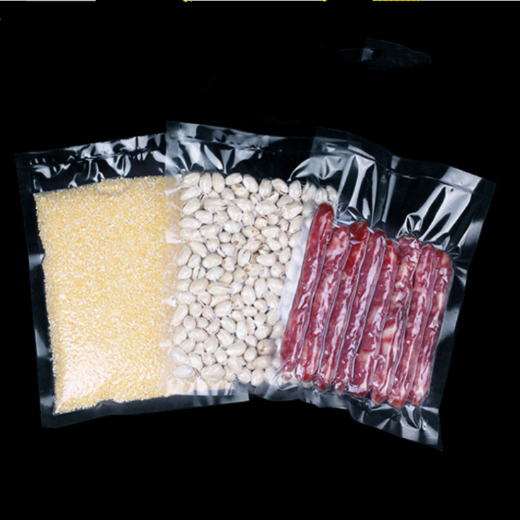 Manufacture Clear Food Grade Plastic Vacuum Packaging Bag  E